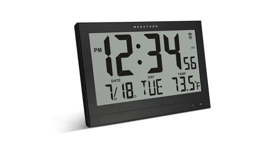 Marathon Cl030090-bk-00-na Jumbo Atomic Clock With Auto Backlight Instruction Manual Marathon Cl030090-bk-00-na Jumbo Atomic Clock With Auto Backlight Instruction Manual