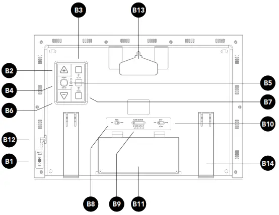 MARATHON CL030090 BK 00 NA Jumbo Atomic Clock with Auto Backlight - switch