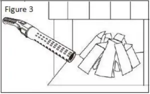 Igniting a fire (Figure 3)