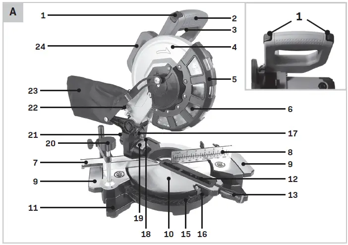 VONROC-MS503AC-Cutting-and-Miter-Saw-With-Laser-FIG-1