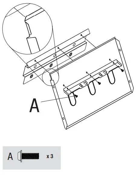 RevoAce Outdoor LP Gas Charcoal Barbecue - Front Heat Plate Support