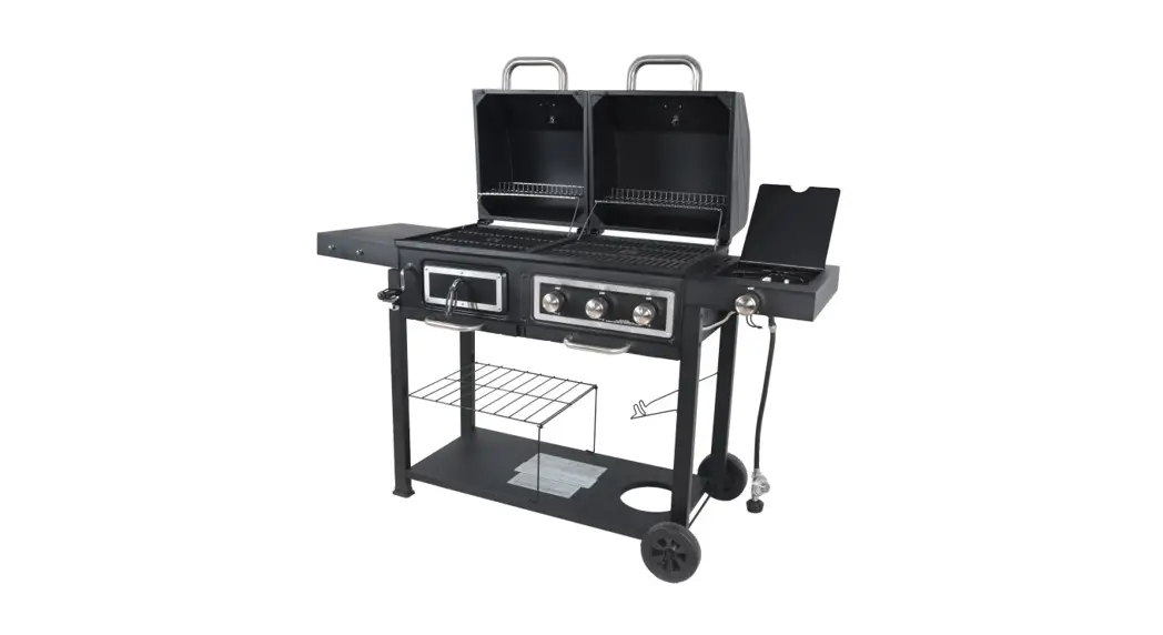 Revoace Outdoor Lp Gas Charcoal Barbecue Grill Owner's Manual