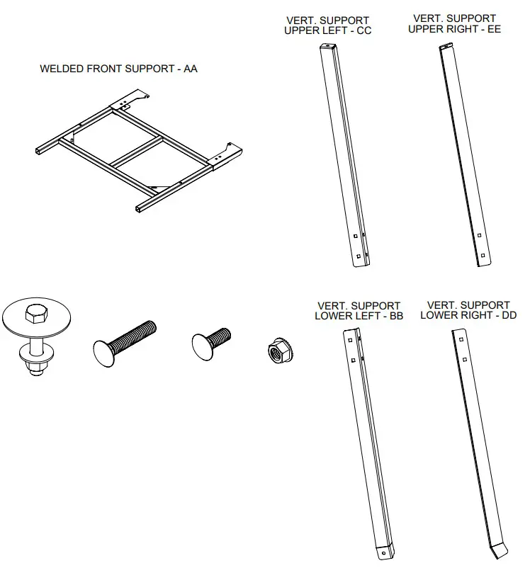 REDNECK RD-STD68BR 6x8 Game Changer Front Support Bracket - TOOLS