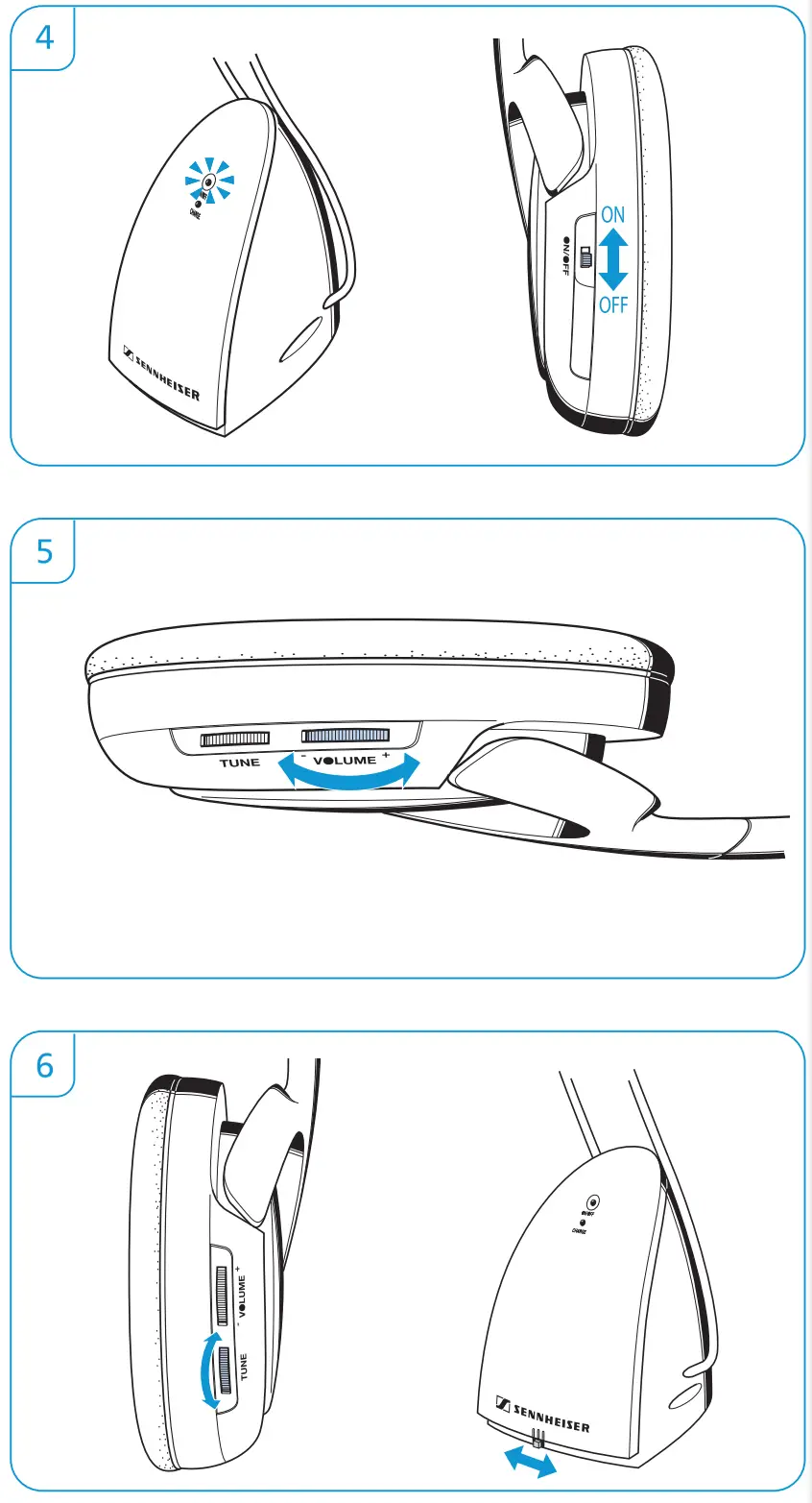 SENNHEISER RS 126 II Wireless Headphone - fig 5