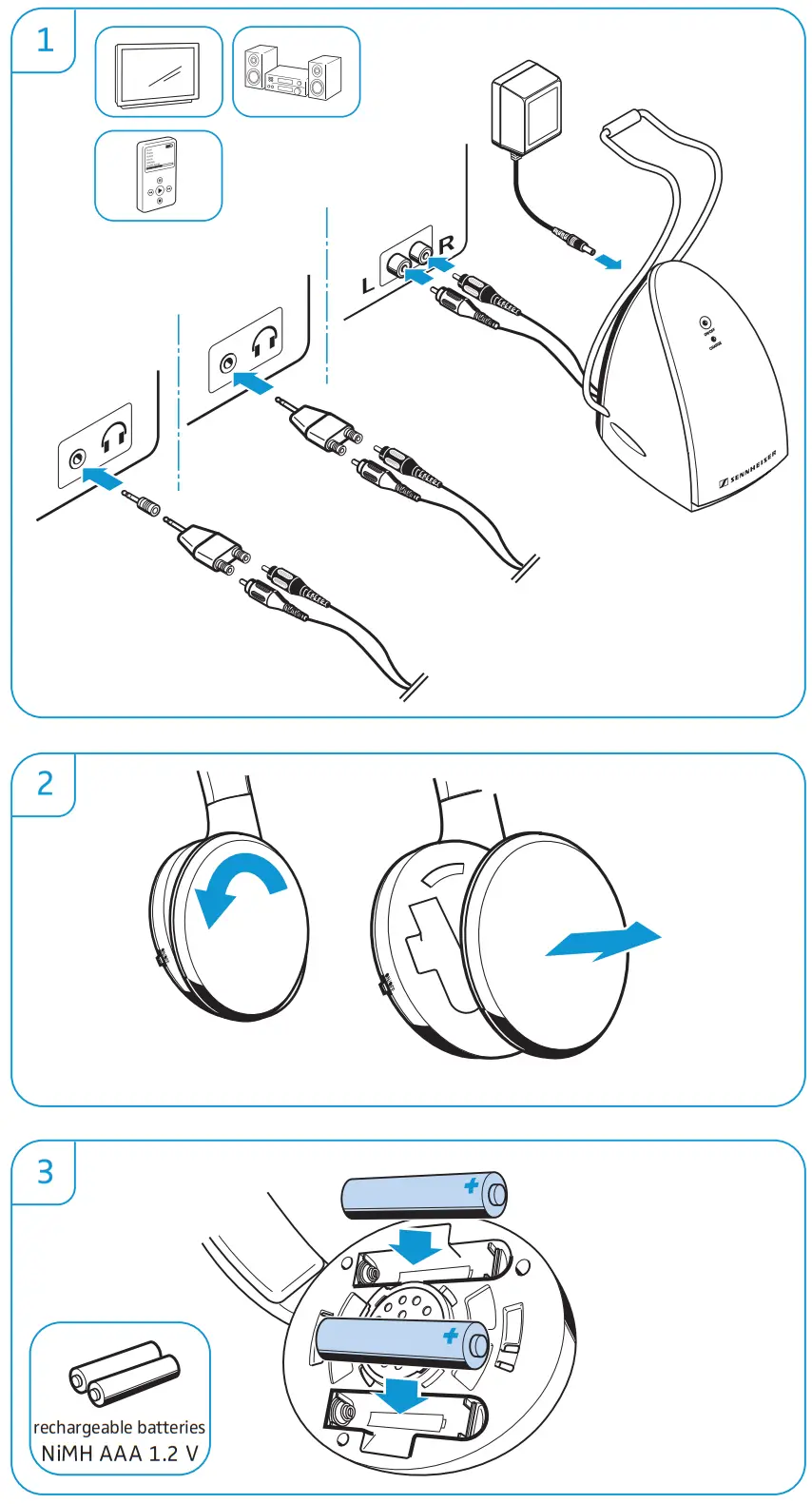 SENNHEISER RS 126 II Wireless Headphone - fig 6