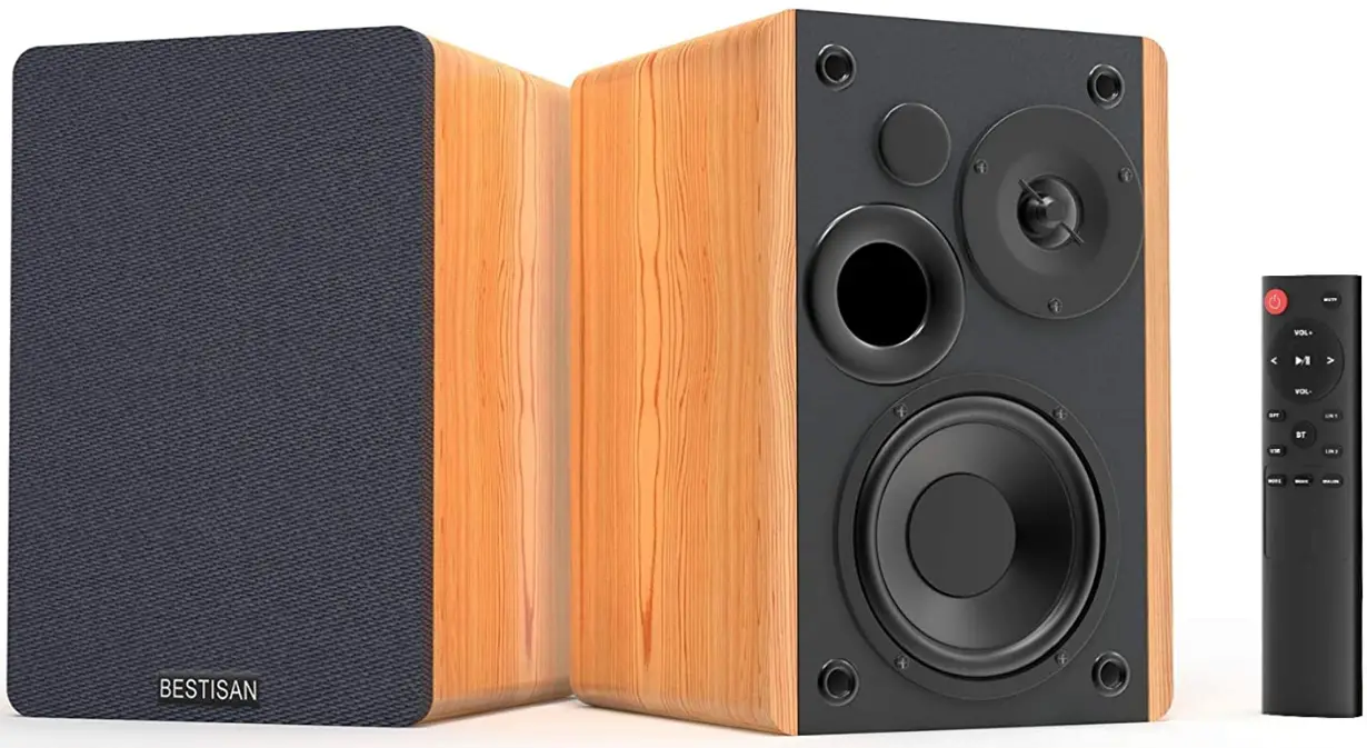 BESTISAN-SR01-Bookshelf-Bluetooth-Speakers