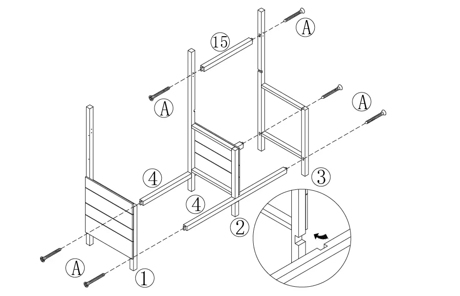 axi A035.004.02 Rosa Sand and Water Play Kitchen Large fig 4