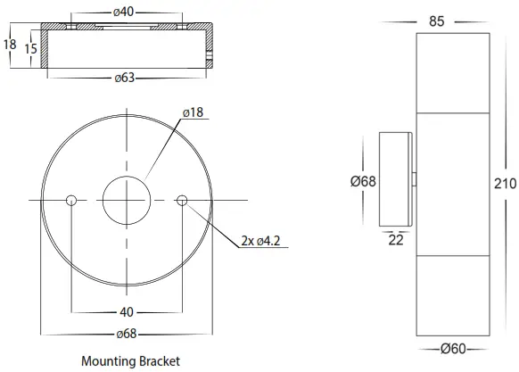 HAVIT Lightning HV1005T 9in1 Tivah Up and Down LED Wall Pillar Light - 1