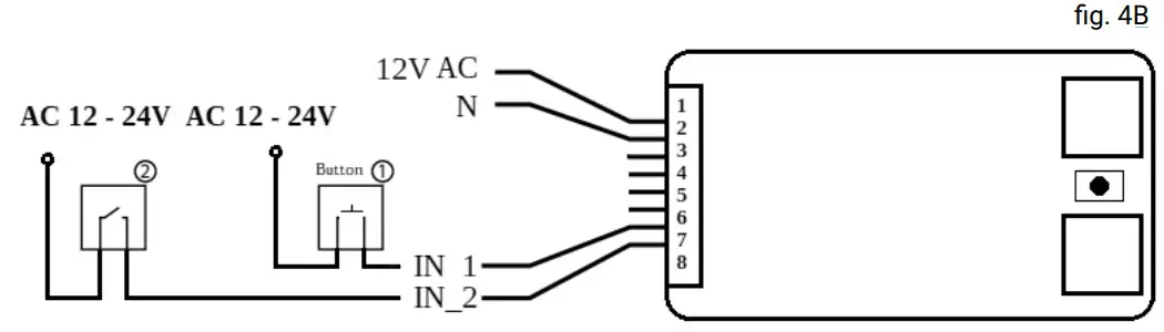 Shelly Universal WiFi Sensor Input- fig. 4B