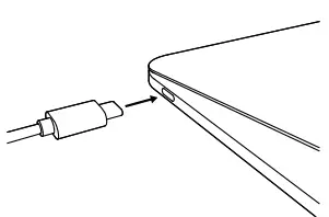 CONNECT THE WEBCAM VIA USB-C