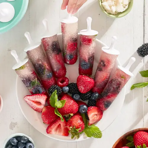 Mixed Berry Popsicles
