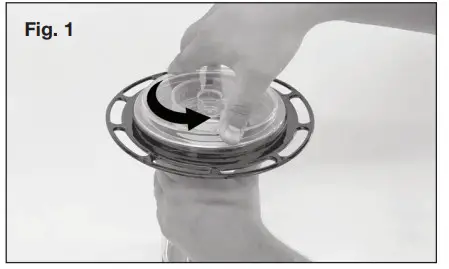 SUN JOE SJ-WBFG-RED Wild Humming Bird Buffet Glass Feeder - Fig1