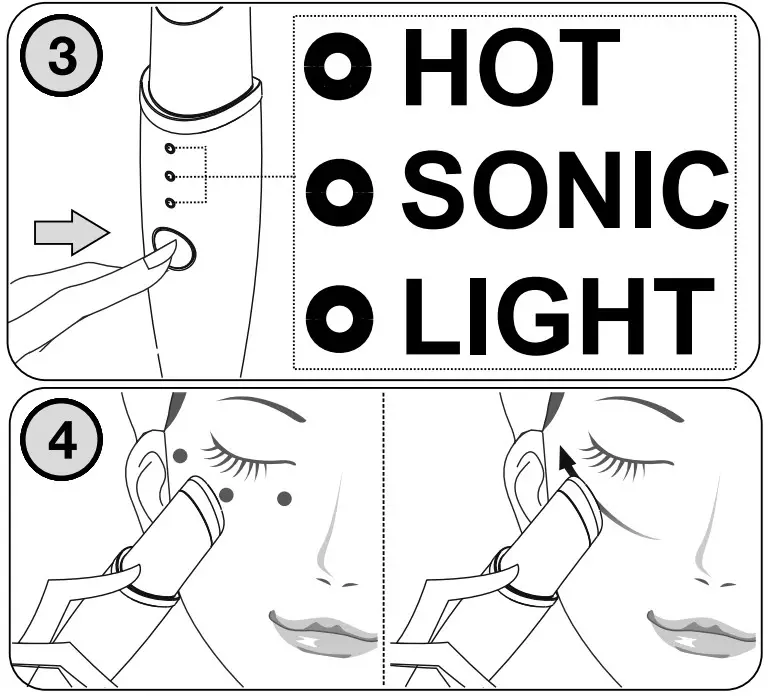 eta 3353 90000 Fenite Eye Massager Device - Overview 2