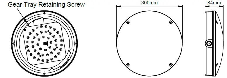KSR LIGHTING KSRSF337 Multi Wattage Triple CCT Bulkhead 03