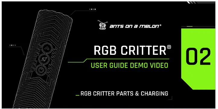ants on a melon RGB Critter Flashlight-3