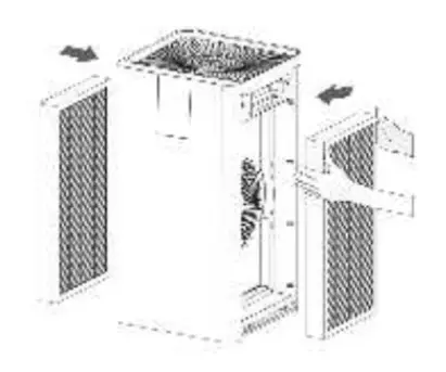 Medic Therapeutics Large Room Air Purifier with Hepa H13 Filter - nstallation5
