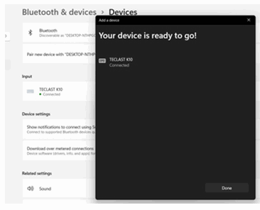 TECLAST K10 Bluetooth Keyboard - FIg7
