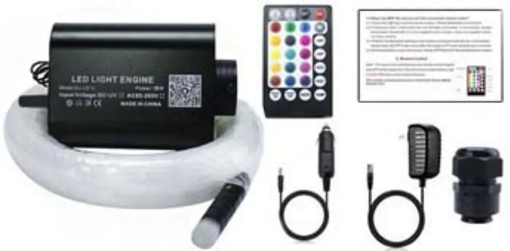 AZIMOM-16WS-Fiber-Optic-Light-Star-Ceiling-Kits-user-guide-fig-9