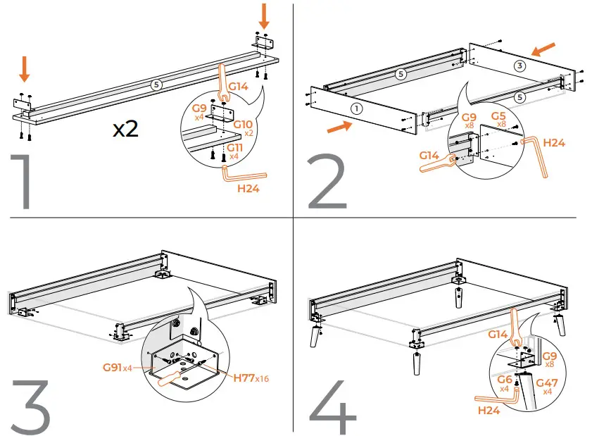 ASHLEY 10506091 Full Platform Bed - fig6