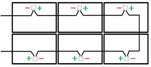 HYUNDAI 390W Shingled Solar Cell - Horizontal installation