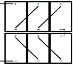 HYUNDAI 390W Shingled Solar Cell -connection mode