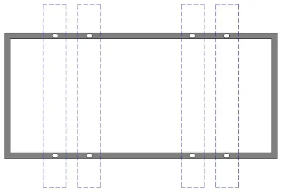 HYUNDAI 390W Shingled Solar Cell - mounting hole installation
