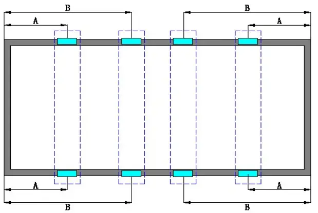 HYUNDAI 390W Shingled Solar Cell - rails perpendicularly