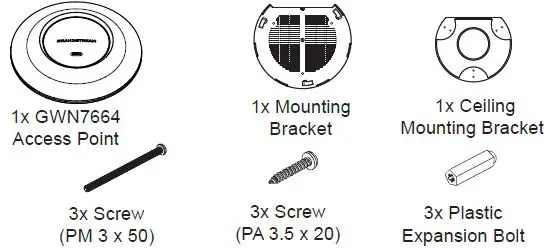 GRANDSTREAM-GWN7664-High-Performance-Wi-Fi-6-Access-Point-FIG-1