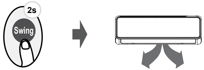 perfect aire 3PAMSH09A-SZW Single-Zone Mini-Split Remote Control - make it stop