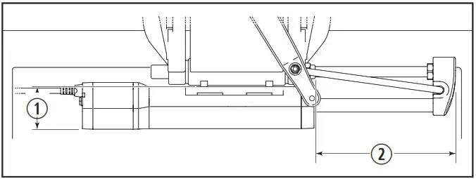 DOMETIC XPA1012B Xtreme Power Assist with 12 Ft harness - Dimensions 2
