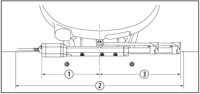 DOMETIC XPA1012B Xtreme Power Assist with 12 Ft harness - Dimensions