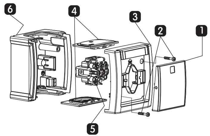 Panasonic Pacific One way Switch Illuminated - installation