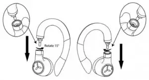 FIG 6 How to attach active ear hooks