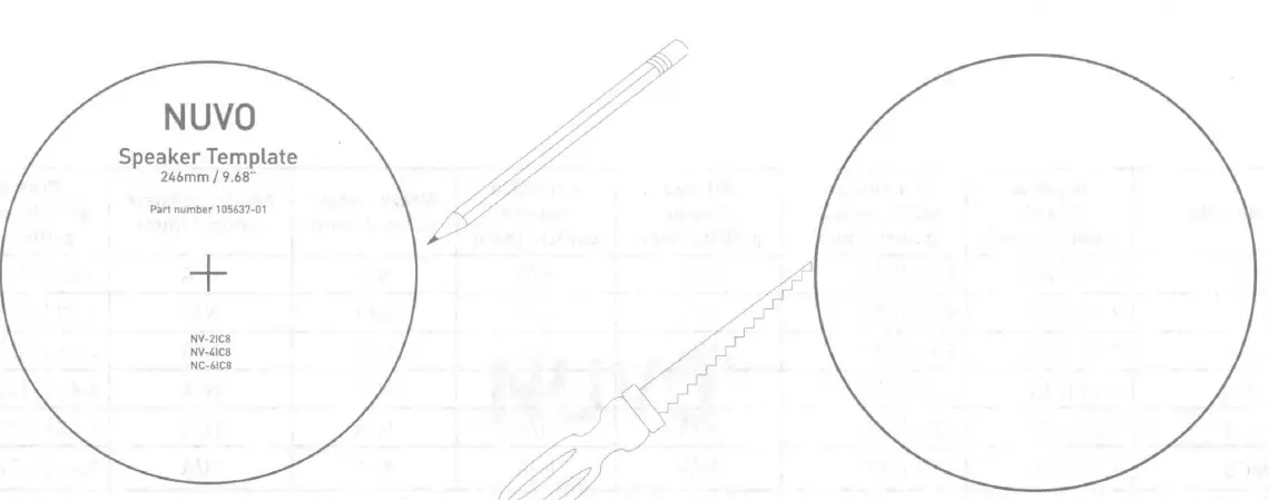 NUVO NV-21C6 6.5 Inch In-Ceiling Speaker 2