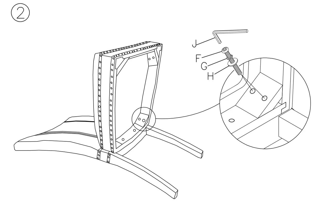 ASHLEY D675-01 Wollburg Dining Table and 4 Chairs - Figure 2