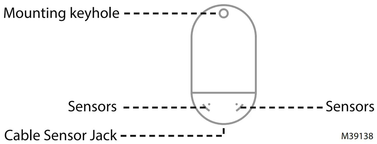 resideo CHW3610W8001 L1 Wi Fi Water Leak and Freeze Detector - Diagram