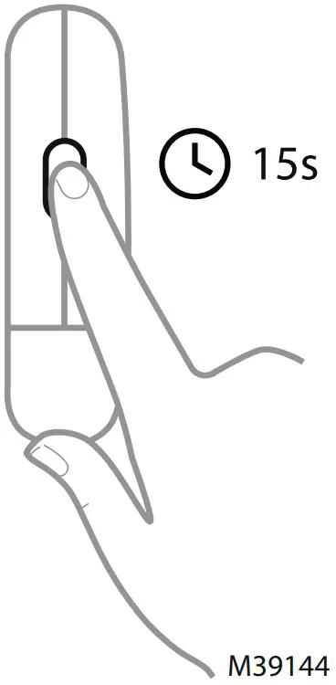resideo CHW3610W8001 L1 Wi Fi Water Leak and Freeze Detector - Powering On