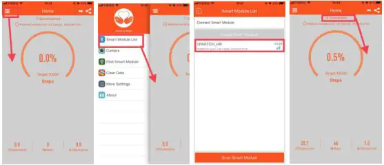 Skmei 1542 Smart Watch - APP Connection
