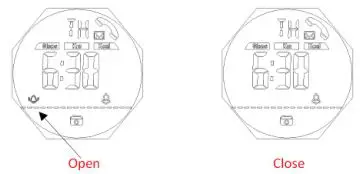 Skmei 1542 Smart Watch - Switch to alarm interface