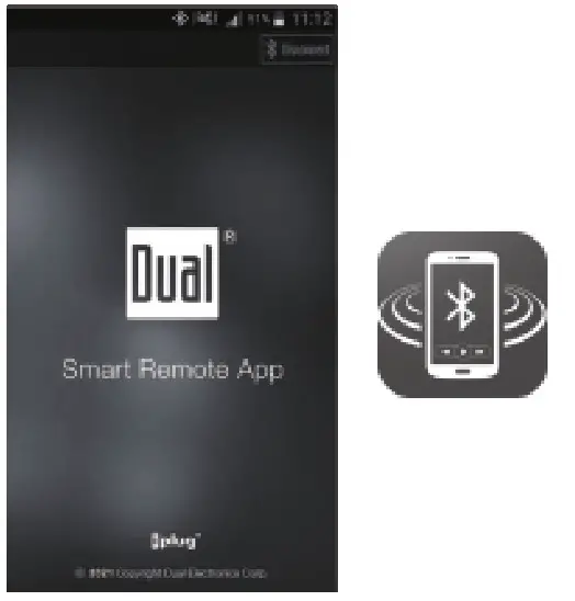 Dual DM70MIR 7 Touch Screen Display Multimedia Receiver - App