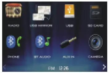 Dual DM70MIR 7 Touch Screen Display Multimedia Receiver - Main Manu