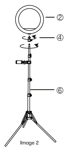anko 43115044 10 Inch RGB Ring Light with Remote Control - fig