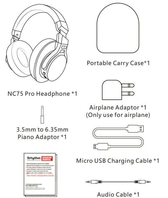 Srhythm-NiceComfort-75-Pro-Wireless-Headphones-fig-1