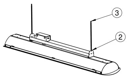 Bromic Tungsten Smart-Heat Electric Heater - CHAIN SUSPENSION