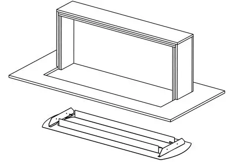 Bromic Tungsten Smart-Heat Electric Heater - From below, bring ceiling frame up