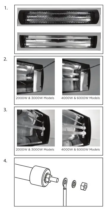 Bromic Tungsten Smart-Heat Electric Heater - TUBE ELEMENT REPLACEMENT