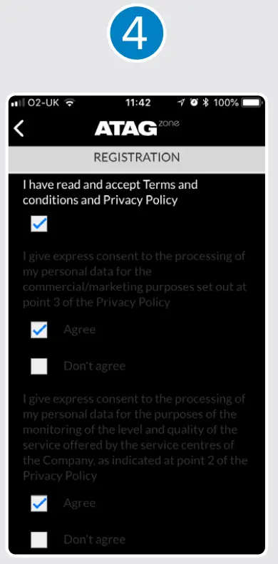Registration email confirmation
