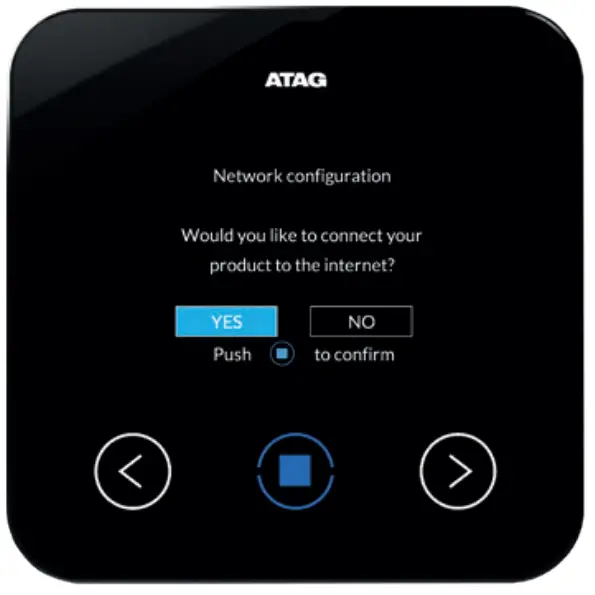Network configuration? Yes