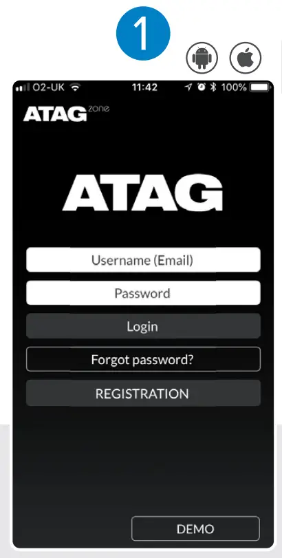 ONEZone  controller – login and connection