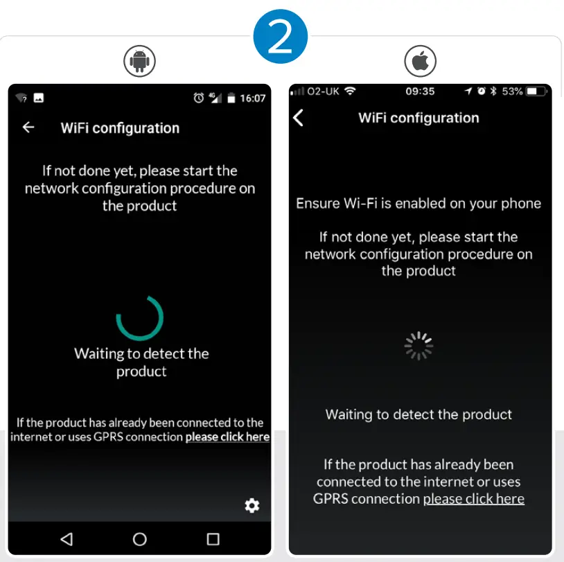 ONEZone  controller – login and connection